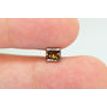 Princess Shape Diamond Brown Color 0.90 Carat SI2