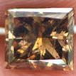 Princess Shape Diamond Brown Color 0.90 Carat SI2