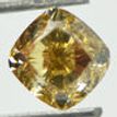 Cushion Cut Diamond Fancy Yellowish Brown 1.06 Carat SI1 GIA 