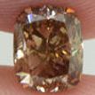 Cushion Diamond Fancy Brown Color 1.29 Carat VS1