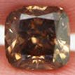 Cushion Cut Diamond Fancy Brown 0.93 Carat SI1