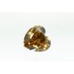 Heart Diamond Fancy Brown Color 0.98 Carat VS2