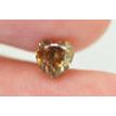 Heart Diamond Fancy Brown Color 0.98 Carat VS2