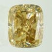 Cushion Cut Diamond Fancy Champagne Color 1.05 Carat VS2