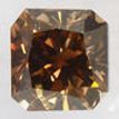 Brown Color Radiant Cut Diamond 1.09 Carat SI2 IGI Certificate