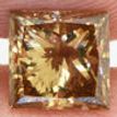 Loose Princess Diamond Fancy Brown 1.01 Carat VS2