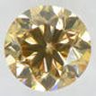 Round Shape Diamond Natural Fancy Brown Color 0.91 Carat SI2 IGI Certified