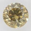 Round Diamond Fancy Brown 0.81 Carat I1 IGI Certificate