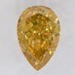 Pear Shape Diamond Fancy Yellowish Brown 0.64 Carat SI1 IGI Certificate