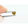 Heart Diamond Natural Fancy Brownish Orange Color 0.61 Carat VVS2