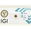 Round Shape Diamond Fancy Brown Loose 1.51 Carat SI2 IGI Certificate