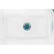 Round Cut Diamond Fancy Blue 0.31 Carat I1 IGI Certificate