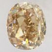 Oval Cut Diamond Fancy Brown 1 Carat SI1 IGI Certificate