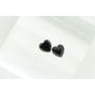 Black Heart Shape Diamond Pair 4.57 TCW