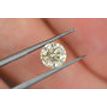 Loose Diamond Round Fancy Champagne 1.02 Carat SI1