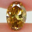 Oval Cut Diamond Fancy Brown 1.02 Carat SI1 GIA Certificate