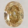Oval Cut Diamond Natural Fancy Brown 1.04 Carat SI1 IGI Certificate
