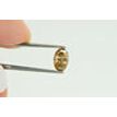 Oval Shape Diamond Fancy Yellow Brown Color 1.03 Carat SI2 GIA Certificate
