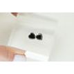 Black Heart Shape Diamond Pair 4.57 TCW