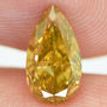 Pear Shape Diamond Fancy Brownish Orange 1.02 Carat VS2