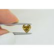 Heart Diamond Fancy Brownish Yellow Color 1 Carat SI1