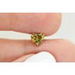 Heart Diamond Fancy Brownish Yellow Color 1 Carat SI1