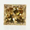 Loose Princess Diamond Fancy Brown 1.02 Carat SI1