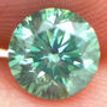 Loose Fancy Green Round Diamond 0.84 Carat 