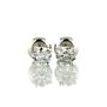 Diamond Stud Earrings Round 1.10 TCW E/F VVS2 Lab Created 14K White Gold