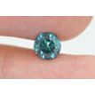 Fancy Blue Diamond Loose Round Shape SI2 Natural Enhanced Polished 0.70 Carat