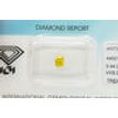 Cushion Cut Diamond Fancy Yellow IGI Certified 0.44 Carat VVS2