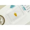 Pear Shape Diamond Brown Yellow 0.38 Carat SI1 IGI Certificate