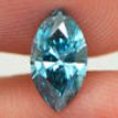 Marquise Diamond Blue Color 0.61 Carat VS2