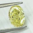 Loose Fancy Yellow Oval Diamond 1.01 Carat SI1