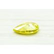 Pear Shape Diamond Fancy Yellow Color 0.38 Carat VS2