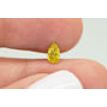 Pear Shape Diamond Fancy Yellow Color 0.38 Carat VS2