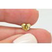 Heart Natural Diamond Fancy Yellow Color 0.80 Carat VS2