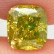 Cushion Diamond Yellow Color 1.11 Carat SI1