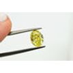 Oval Cut Diamond Fancy Yellow Color 1.32 Carat SI1