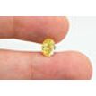 Oval Cut Diamond Fancy Yellow Color 1.32 Carat SI1