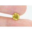Round Cut Diamond Fancy Yellow Color SI1 1.08 Carat
