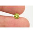 Loose Round Diamond Fancy Greenish Yellow 0.75 Carat SI1