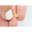 Loose Heart Diamond Fancy Yellow 0.76 Carat VS2