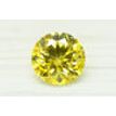 Round Cut Diamond Yellow Color SI1 1.06 Carat