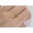 Round Diamond Fancy Yellow Color 1.02 Carat VS2