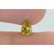 Pear Shape Diamond Fancy Yellow Color 0.76 Carat VVS2 Certified