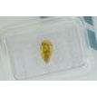 Pear Shape Diamond Fancy Yellow Brown 0.56 Carat SI2 IGI Certificate