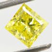 Loose Yellow Princess Diamond 0.82 Carat SI2