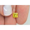 Fancy Yellow Princess Cut Diamond 1.20 Carat VS2