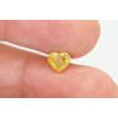 Loose Heart Diamond Fancy Yellow 0.83 Carat VS2